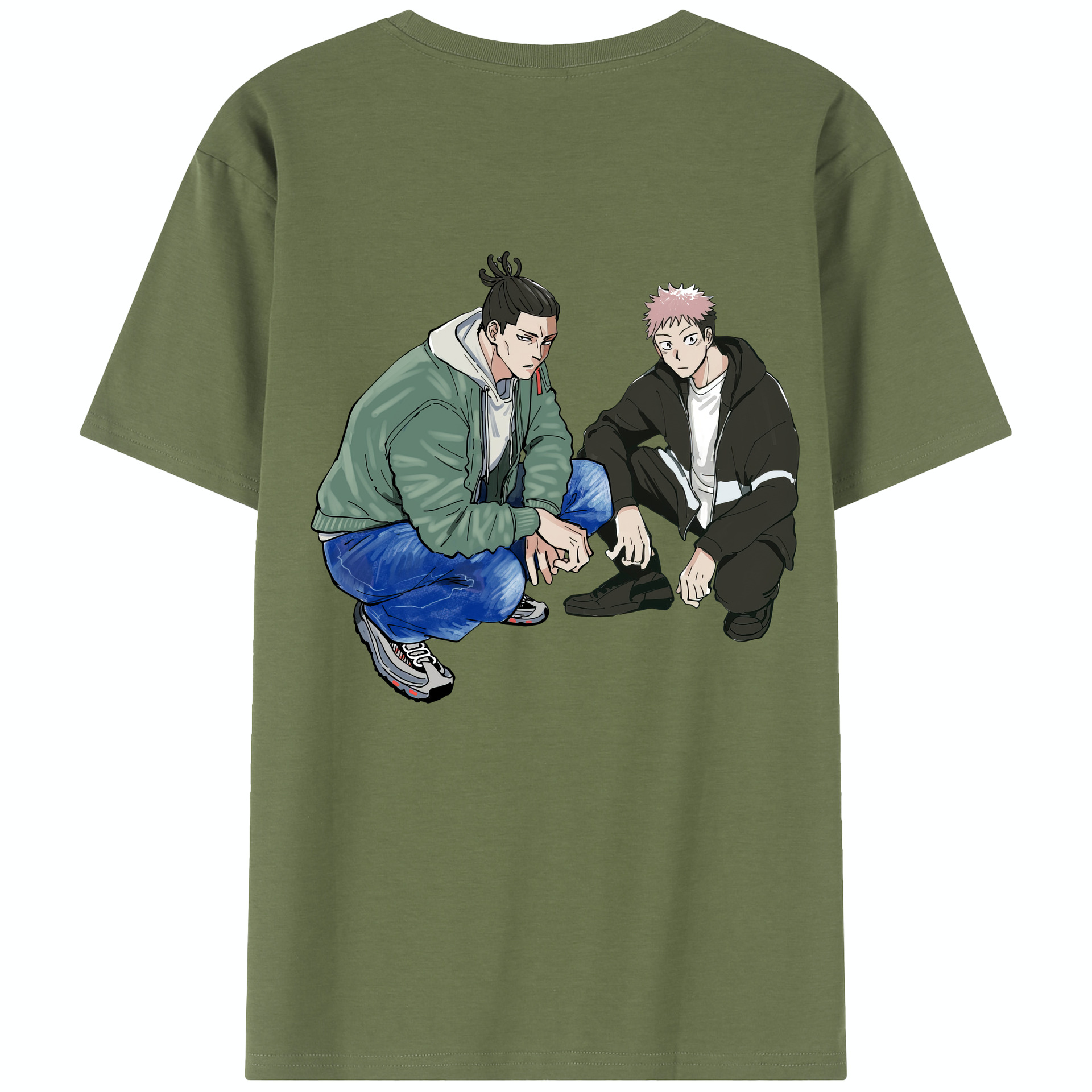 （画像用） 呪術廻戦 Jujutsu Kaisen 綿100％半袖Tシャツ（背面プリント）